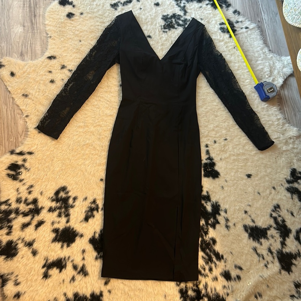 Collectif black lace pin up dress